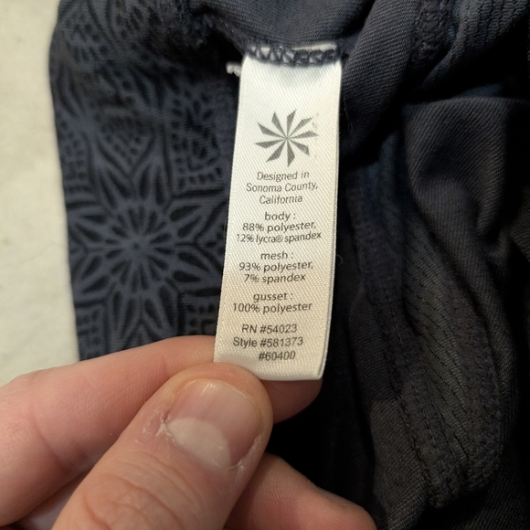 Athleta Printed Bare To Run Knickers Women's S Pattern - Picture 4 of 6